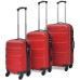 Set Valize Rigide, Roșu, 3 Buc., 45,5/55/66 Cm