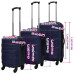 Set Valize Rigide, Albastru, 3 Buc., 45,5/55/66 Cm