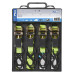 Proplus Set 4 Curele De Fixare Cu Clichet + 2 Cârlige, 5 M 320205 Proplus Set 4 Curele De Fixare Cu Clichet + 2 Cârlige, 5 M 320205