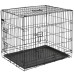 @Pet Cușcă Transport Câini, Negru, 92,5X57,5X64 Cm, Metal, 15003