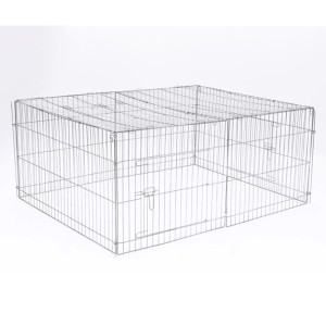 @Pet Cușcă Pentru Animale De Companie „Castel” 144X112X60 Cm Metal