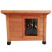 @Pet Casă De Pisici De Exterior, Maro, 57X45X43 Cm, Lemn