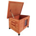 @Pet Casă De Pisici De Exterior, Maro, 57X45X43 Cm, Lemn