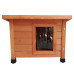 @Pet Casă De Pisici De Exterior Xl, Maro, 68,5X54X51,5 Cm, Lemn