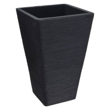 Progarden Ghiveci De Flori Cu Nervuri, Antracit, 55 Cm