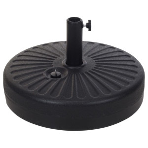 Progarden Bază Parasolar, Negru, 22 Litri, 51 Cm
