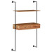 Birou De Perete, 90 X 40 X 170 Cm, Lemn Masiv De Acacia
