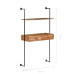 Birou De Perete, 90 X 40 X 170 Cm, Lemn Masiv De Acacia