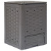 Compostor De Grădină, Maro, 60X60X83 Cm, 300 L Plastic Ratan