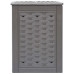 Compostor De Grădină, Maro, 60X60X83 Cm, 300 L Plastic Ratan