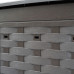 Compostor De Grădină, Maro, 60X60X83 Cm, 300 L Plastic Ratan