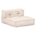 Canapea Puf Modulară Cu 4 Locuri, Bej, Material Textil