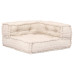 Canapea Puf Modulară Cu 4 Locuri, Bej, Material Textil