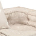 Canapea Puf Modulară Cu 2 Locuri, Bej, Material Textil