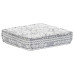 Canapea Puf Modulară Cu 2 Locuri, Gri Deschis, Material Textil