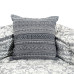 Canapea Puf Modulară Cu 2 Locuri, Gri Deschis, Material Textil
