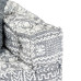 Canapea Puf Modulară Cu 2 Locuri, Gri Deschis, Material Textil