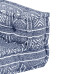 Canapea Puf Modulară Cu 2 Locuri, Indigo, Material Textil