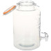 Dozator De Apă Xxl Cu Robinet, Transparent, 8 L, Sticlă