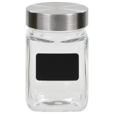 Borcane De Depozitare Cu Etichetă, 12 Buc., 300 Ml