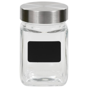 Borcane De Depozitare Cu Etichetă, 12 Buc., 300 Ml