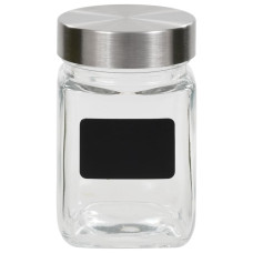 Borcane De Depozitare Cu Etichetă, 24 Buc., 300 Ml
