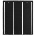 Dulap Cu Bare Și Compartimente, Negru, 150X45X175 Cm