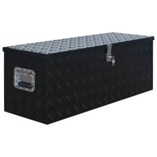 Ladă Din Aluminiu, Negru, 1085 X 370 X 400 Mm