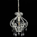 Candelabru Cu Mărgele, Alb, Rotund, E14