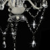 Candelabru Cu Mărgele, Alb, Rotund, 3 Becuri E14