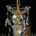 Candelabru Cu Mărgele De Cristal, Auriu, Rotund, 5 X E14