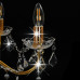 Candelabru Cu Mărgele De Cristal, Auriu, Rotund, 6 X E14