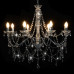 Candelabru Cu Mărgele, Argintiu, 8 Becuri E14