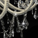 Candelabru Cu Mărgele, Alb, 12 Becuri E14