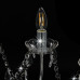Candelabru Cu Mărgele, Argintiu, 12 Becuri X E14
