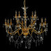 Candelabru Cu 2 Rânduri, Auriu, Becuri 15 X E14