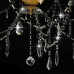 Candelabru Cu 2 Rânduri, Auriu, Becuri 15 X E14