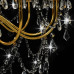 Candelabru Cu 2 Rânduri, Auriu, Becuri 15 X E14