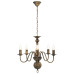Candelabru Antichizat, Negru, 5 Becuri E14