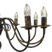 Candelabru Antichizat, Negru, 12 Becuri E14