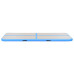 Saltea Gimnastică Gonflabilă Cu Pompă Albastru 400X100X10Cm Pvc
