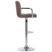 283418  Bar Stool Taupe Fabric