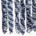 Perdea De Insecte, Albastru, Alb, Argintiu, 90X220 Cm, Chenille
