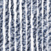 Perdea De Insecte, Albastru, Alb, Argintiu, 90X220 Cm, Chenille
