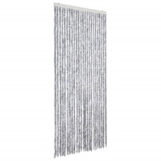 Perdea Pentru Insecte, Alb Și Gri, 100X220 Cm, Chenille