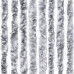 Perdea Pentru Insecte, Alb Și Gri, 100X220 Cm, Chenille