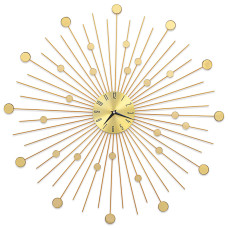 Ceas De Perete, Auriu, 70 Cm, Metal