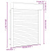 Oblon Rulant, Alb, 70 X 100 Cm, Aluminiu
