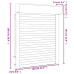 Oblon Rulant, Alb, 80 X 100 Cm, Aluminiu