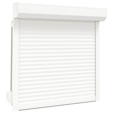 Oblon Rulant, Alb, 100 X 100 Cm, Aluminiu